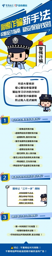 爱心翼站 | 警惕诈骗新手法！反诈指南请查收！